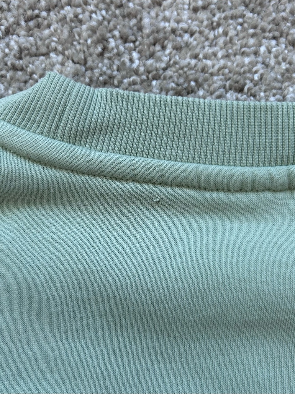 Women’s Nike Sportswear Phoenix Fleece Crewneck Sweatshirt Mint Green Small - Picture 8 of 8